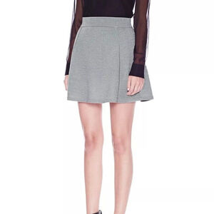 Theory Doreene Wool Metallic Skater Skirt